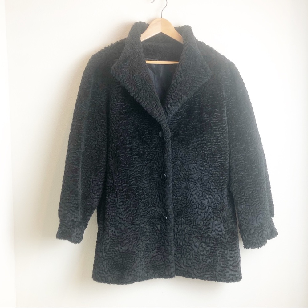 Vintage 70’s Plush Quilted Fur Coat